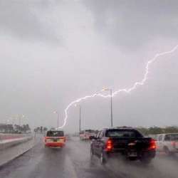 أمطار رعدية - صورة أرشيفية