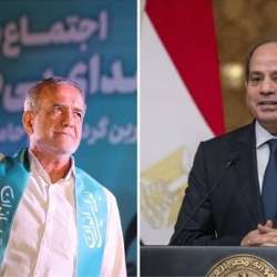 السيسي وبزشكيان