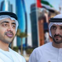 حمدان بن راشد وعبدالله بن زايد