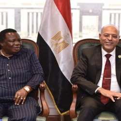 وزير العمل المصري والمسؤول الكيني