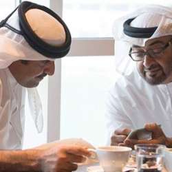 محمد بن زايد وتميم بن حمد