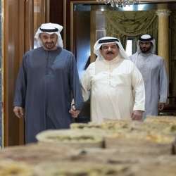 عاهل البحرين ورئيس الإمارات