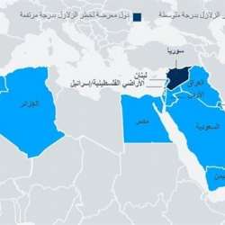 الدول العربية المعرضة للزلازل