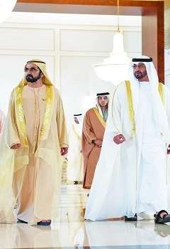 رئيس الإمارات ونائبه والسيسي - صورة أرشيفية