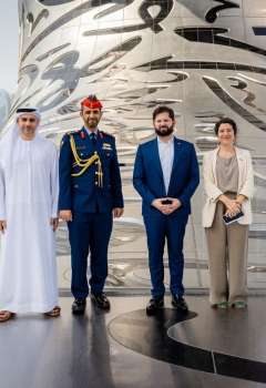 Chile Gabriel Boric Font visited the Museum of the Future