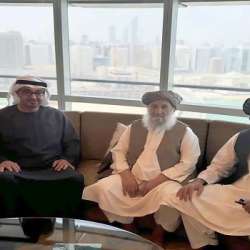 رئيس الإمارات يزور رئيس الوزراء الأفغاني