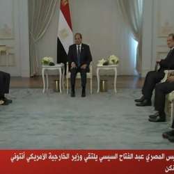 لقاء السيسي وبلينكن