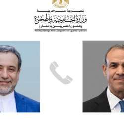 وزيرا خارجية مصر وإيران