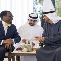 الشيخ محمد بن زايد وأكينوومي أديسينا