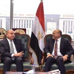 وزير العمل المصري والسفير الأردني