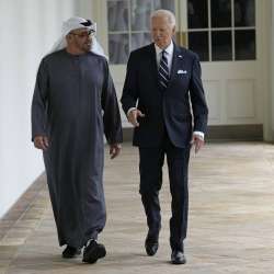 جو بايدن ومحمد بن زايد