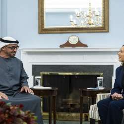 كامالا هاريس ومحمد بن زايد