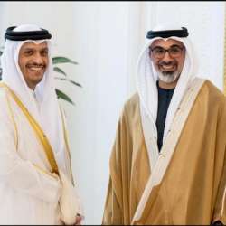 لقاء الشيخ محمد بن عبد الرحمن و الشيخ خالد بن محمد بن زايد