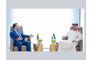 H.H. Sheikh Ammar bin Humaid Al Nuaimi and Nabil Abdul Khalek