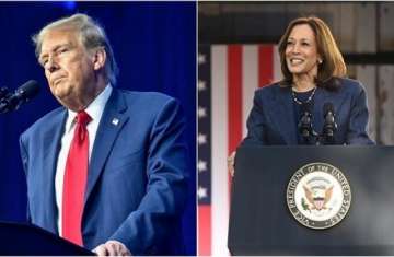 Donald Trump and Kamala