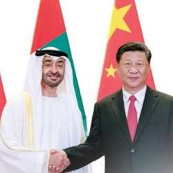 الرئيسان الصيني والإماراتي