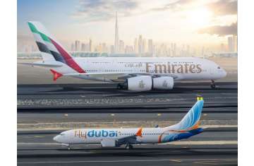 Emirates airline and flydubai