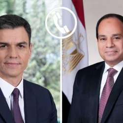 الرئيس المصري ورئيس وزراء إسبانيا