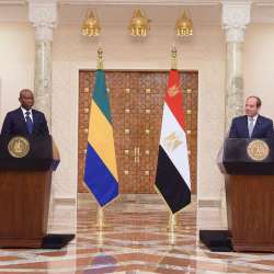 الرئيس المصري ونظيره الجابوني