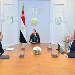 اجتماع السيسي مع رئيس الحكومة