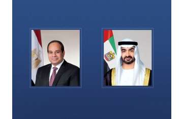 H.H Sheikh Mohamed bin Zayed Al Nahyan & Abdel Fattah El-Sisi