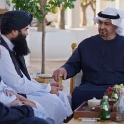 رئيس الإمارات ووزير الداخلية الأفغاني