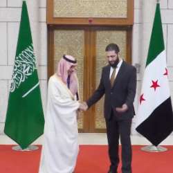 أحمد الشرع وفيصل بن فرحان