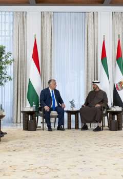 UAE President receives Hungarian Prime Minister