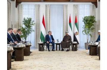 UAE President receives Hungarian Prime Minister