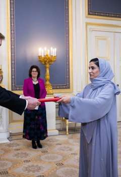 UAE Ambassador presents credentials to King of Netherlands