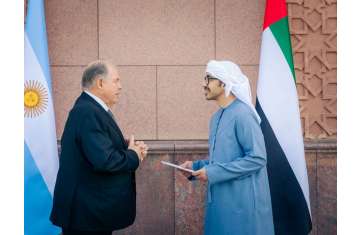 UAE President receives message from President of Argentine