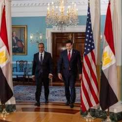 وزيرا الخارجية الأمريكي والمصري