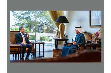 Saud bin Saqr receives IHG Hotels & Resorts Regional Managing Director