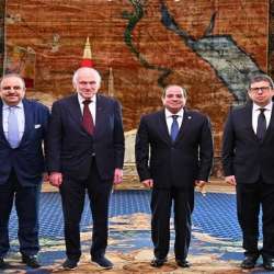 لقاء السيسي ورئيس الكونجرس اليهودي