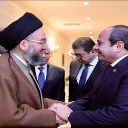 الرئيس السيسي وعمار الحكيم