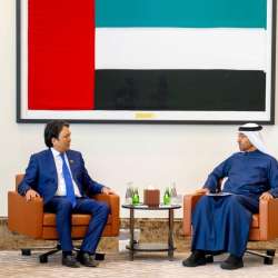Ahmad Al Sayegh meets Mongolian Deputy Prime Minister