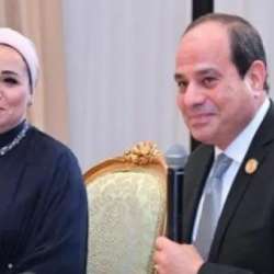 الرئيس عبد الفتاح السيسي وقرينته