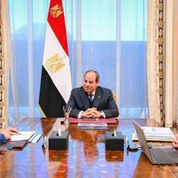 اجتماع السيسي مع مدبولي ووزير المالية