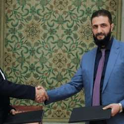 أحمد الشرع وقائد قسد