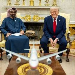 H.H Sheikh Tahnoon bin Zayed Al Nahyan & Donald Trump