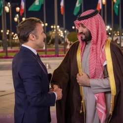 محمد بن سلمان وماكرون
