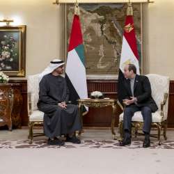 H.H Sheikh Mohamed bin Zayed Al Nahyan & Abdel Fattah El-Sisi