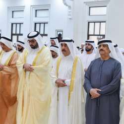 UAQ Ruler performs Eid Al-Fitr prayer