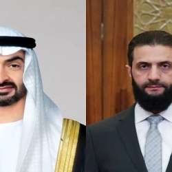 أحمد الشرع والشيخ محمد بن زايد