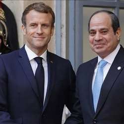 الرئيسان السيسي وماكرون