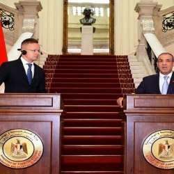 وزيرا الخارجية المصري والمجري