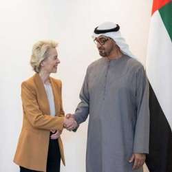 الشيخ محمد بن زايد وأورسولا فون دير لاين