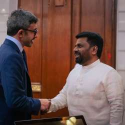 President of Sri Lanka receives Abdullah bin Zayed