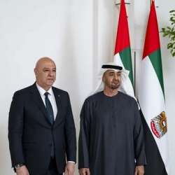 الرئيسان الإماراتي واللبناني