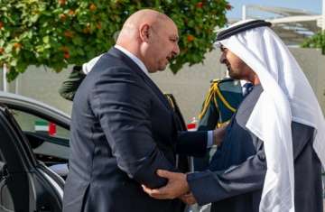 الشيخ محمد بن زايد وجوزاف عون